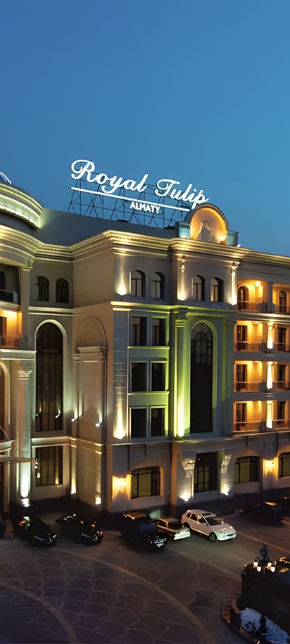 the Royal Tulip Almaty hotel in Almaty, Kazakhstan