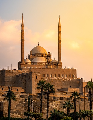 a scenic view of the Luxor Temple complex situated on the east bank of the Nile River in Luxor, Egypt
