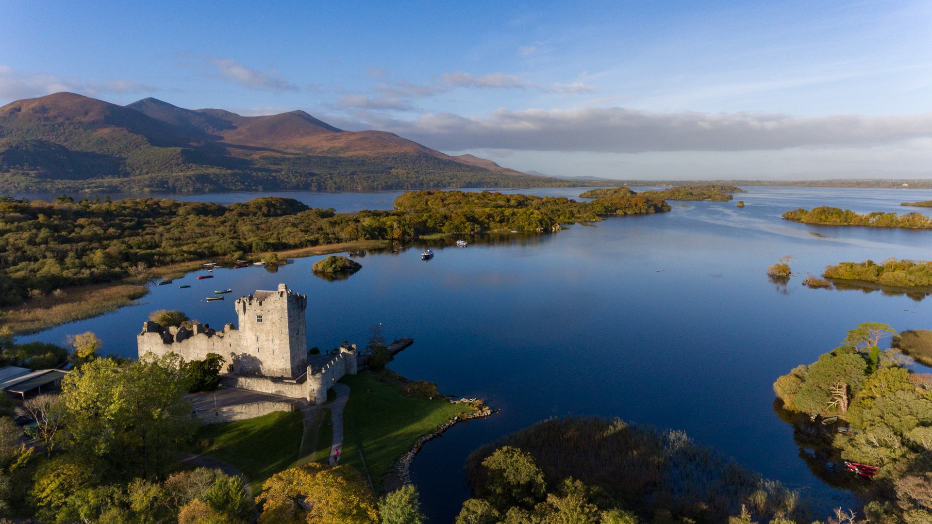 Ross Castle in County Kerry, Ireland