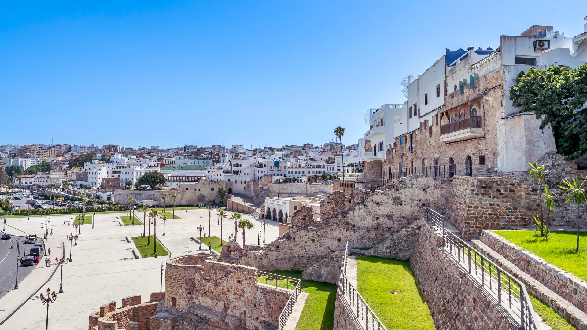 view of the Kasbah in Tangier, Morocco