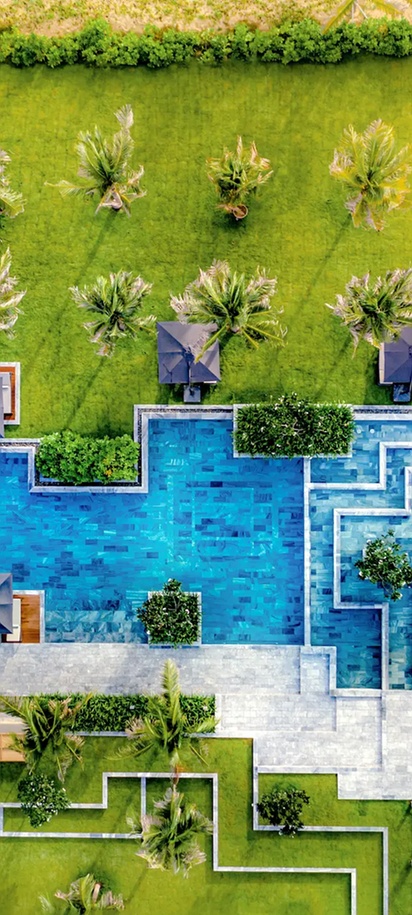 an aerial view of the Maia Resort Quy Nhon