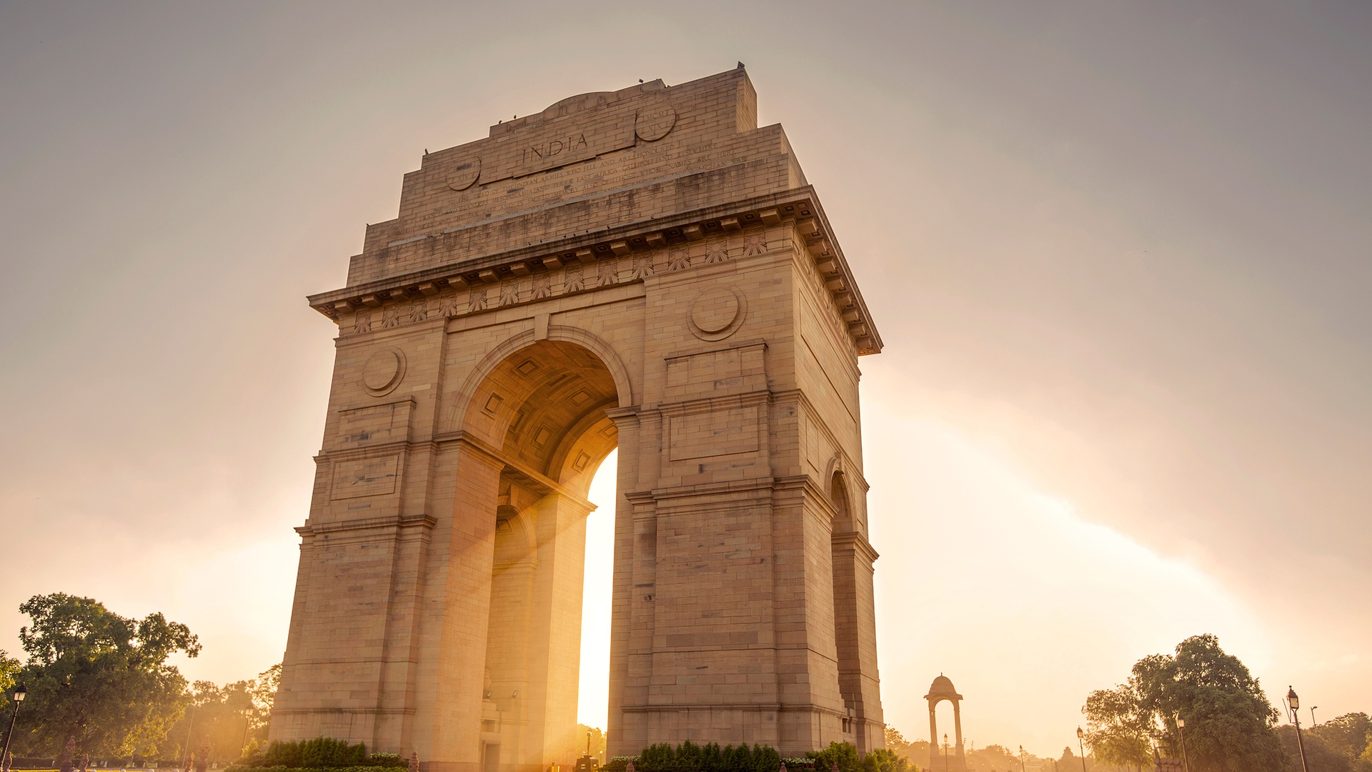 India Gate in the heart of New Delhi, India