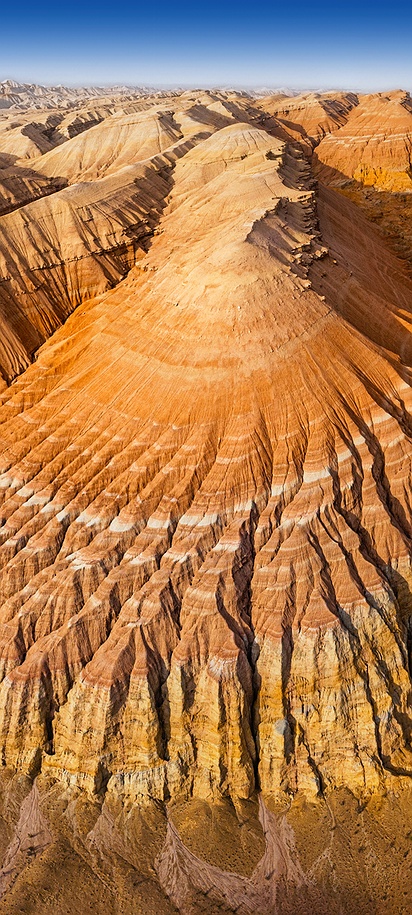 the Aktau Mountains within the Altyn-Emel National Park in Kazakhstan