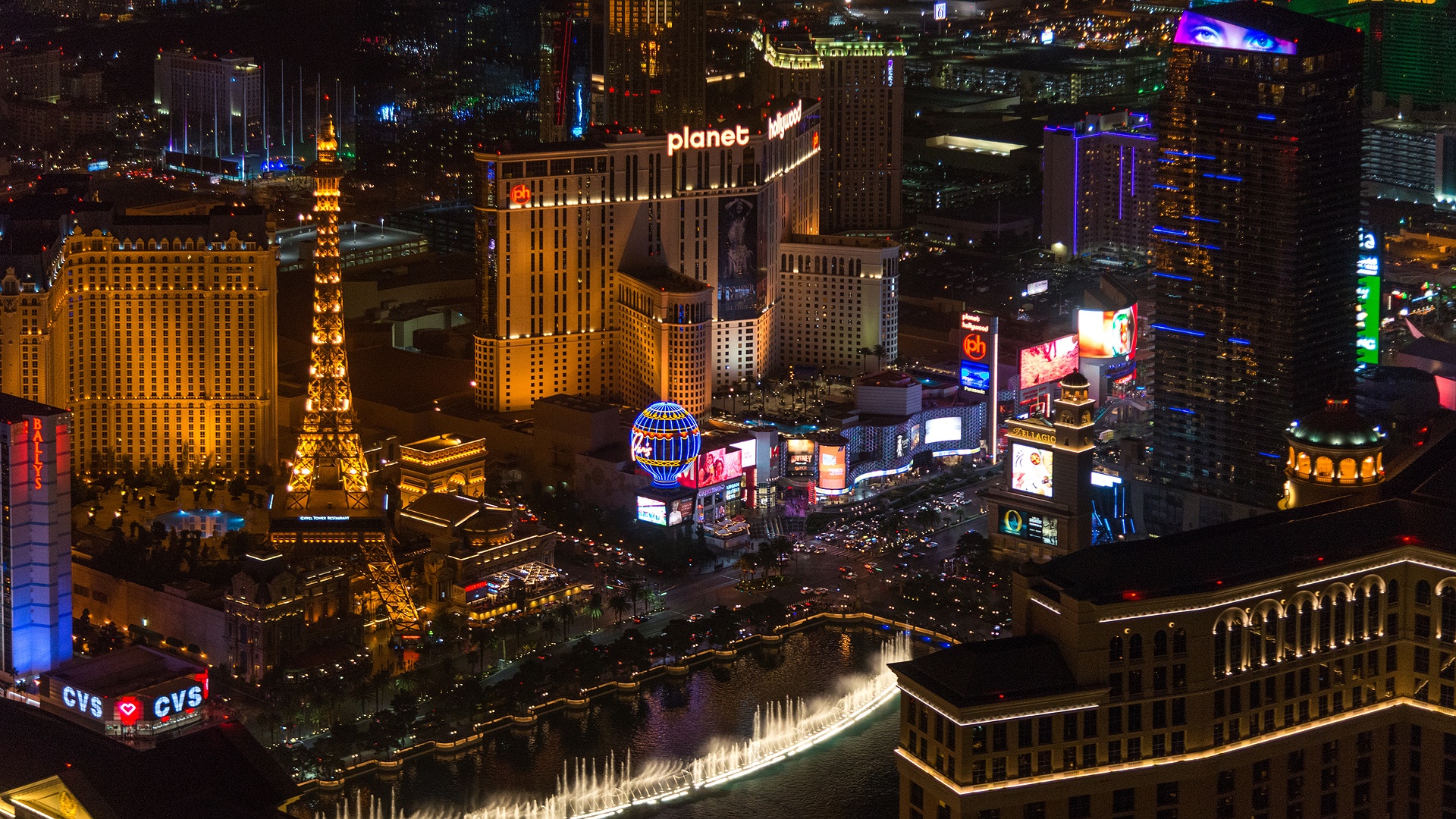 Las Vegas Strip at night