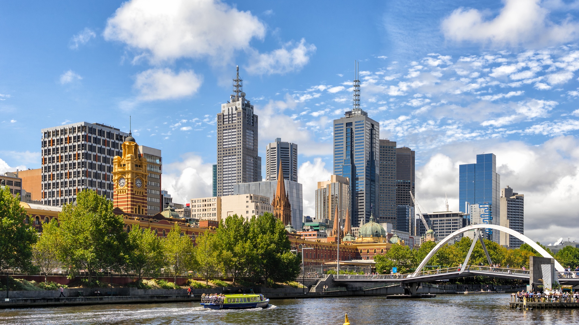 panoramic view of Melbourne, Australia
