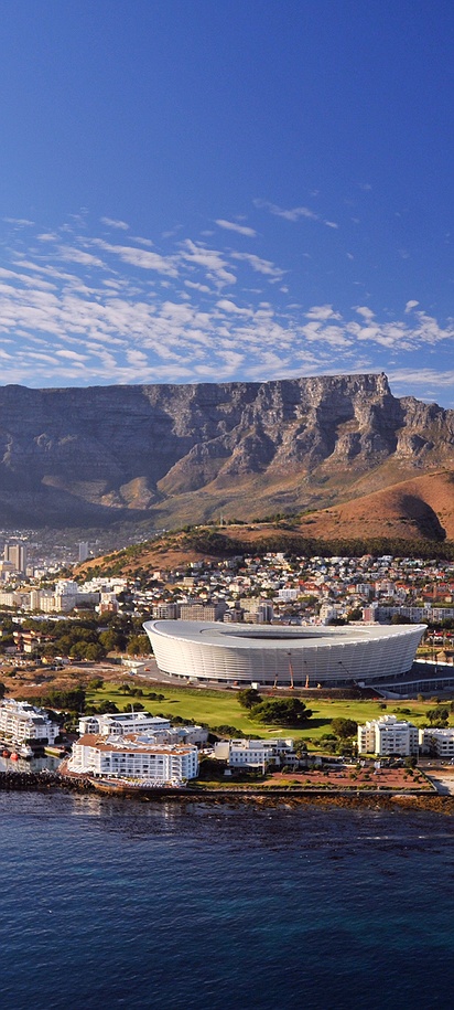 a panoramic view of Cape Town, South Africa