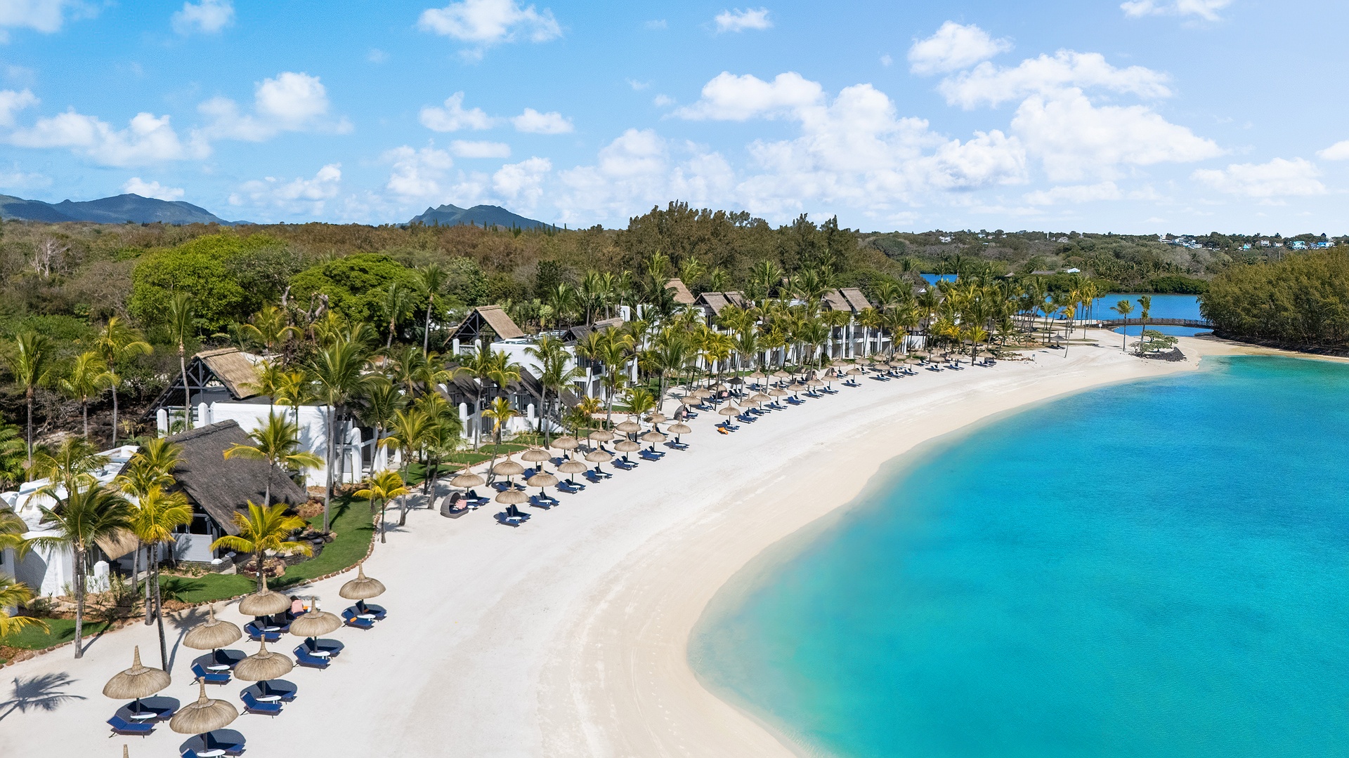 Shangri-La Le Touessrok, Mauritius aerial view