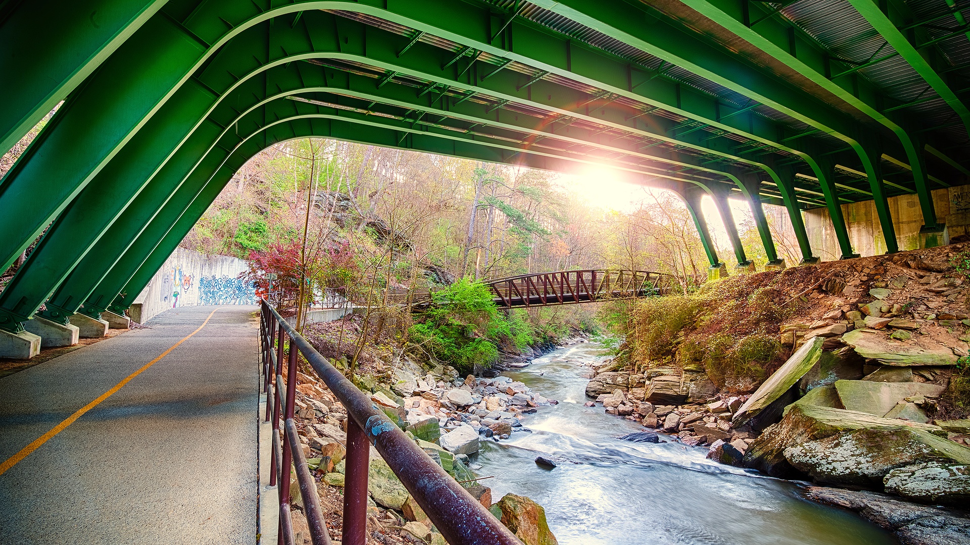 Rottenwood Creek Trail in Atlanta