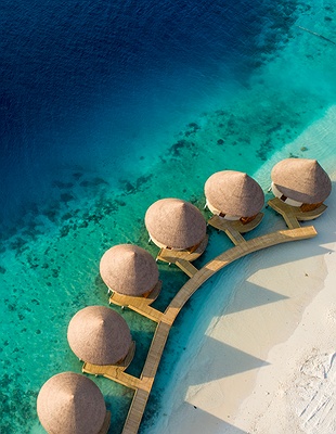 InterContinental Maldives Maamunagau Resort  aerial view