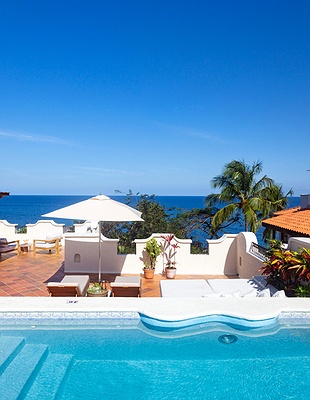 an aerial view of the Cap Maison Resort & Spa located in St. Lucia