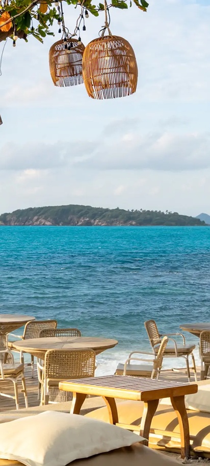 SAii Beach Club at the SAii Koh Samui Villas resort