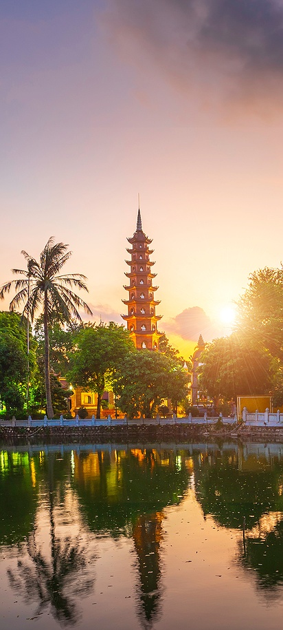Tran Quoc Pagoda in Hanoi, Vietnam
