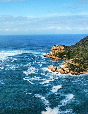 aerial view of Cape Town, South Africa