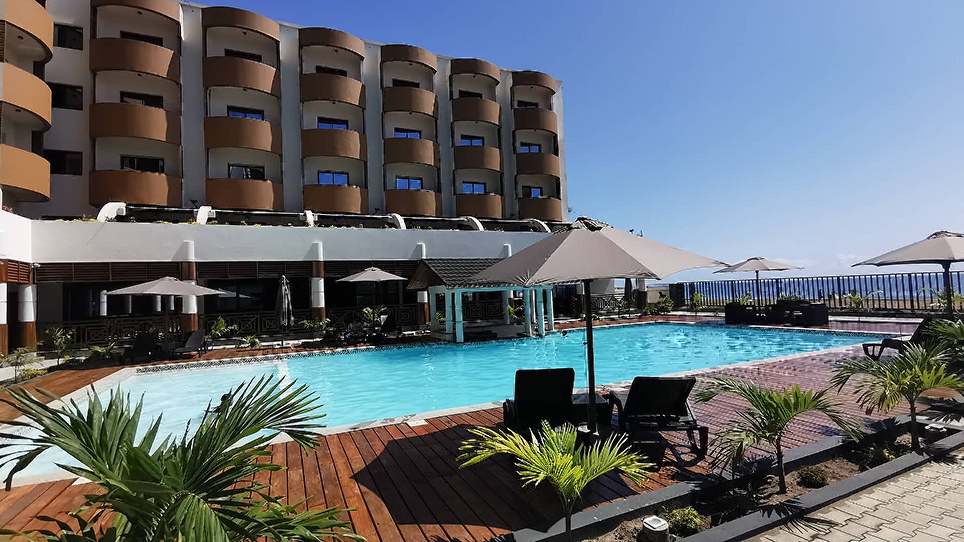 the Hôtel Marina Beach in Toamasina (Tamatave), Madagascar