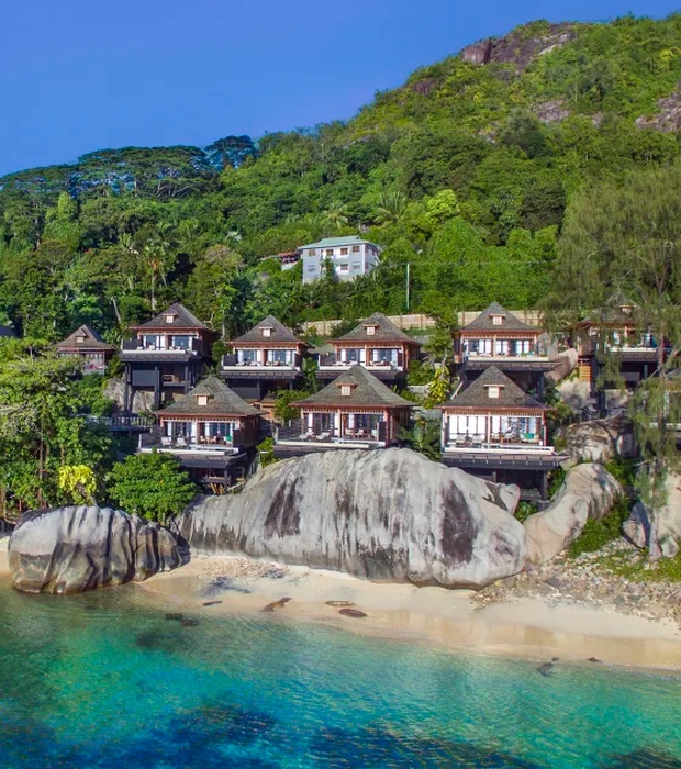 Front view of  Hilton Seychelles Northolme Resort & Spa