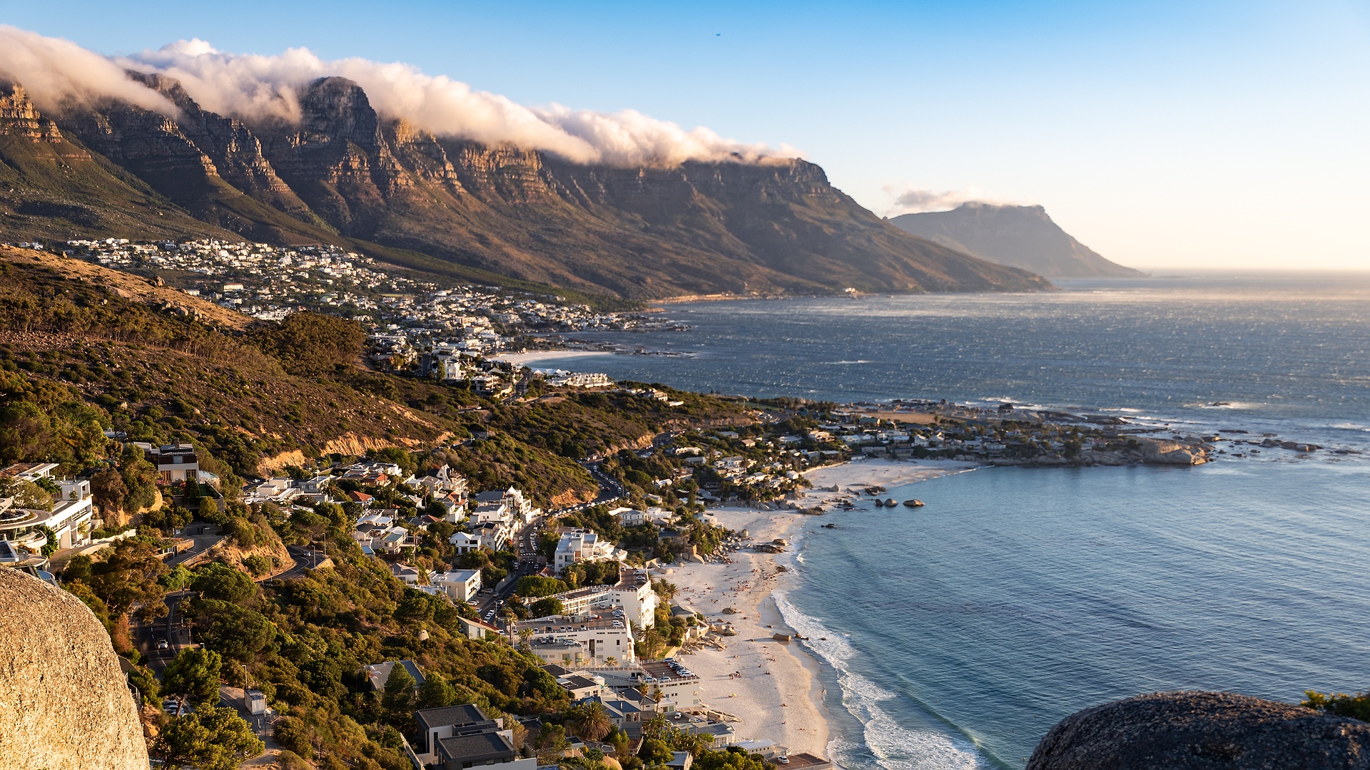Camps Bay Beach in Cape Town, South Africa