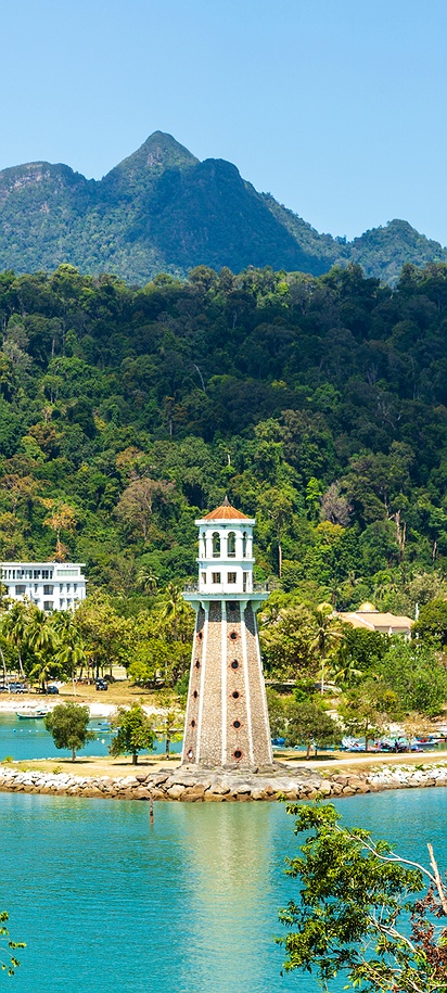 Scenic view of Langkawi