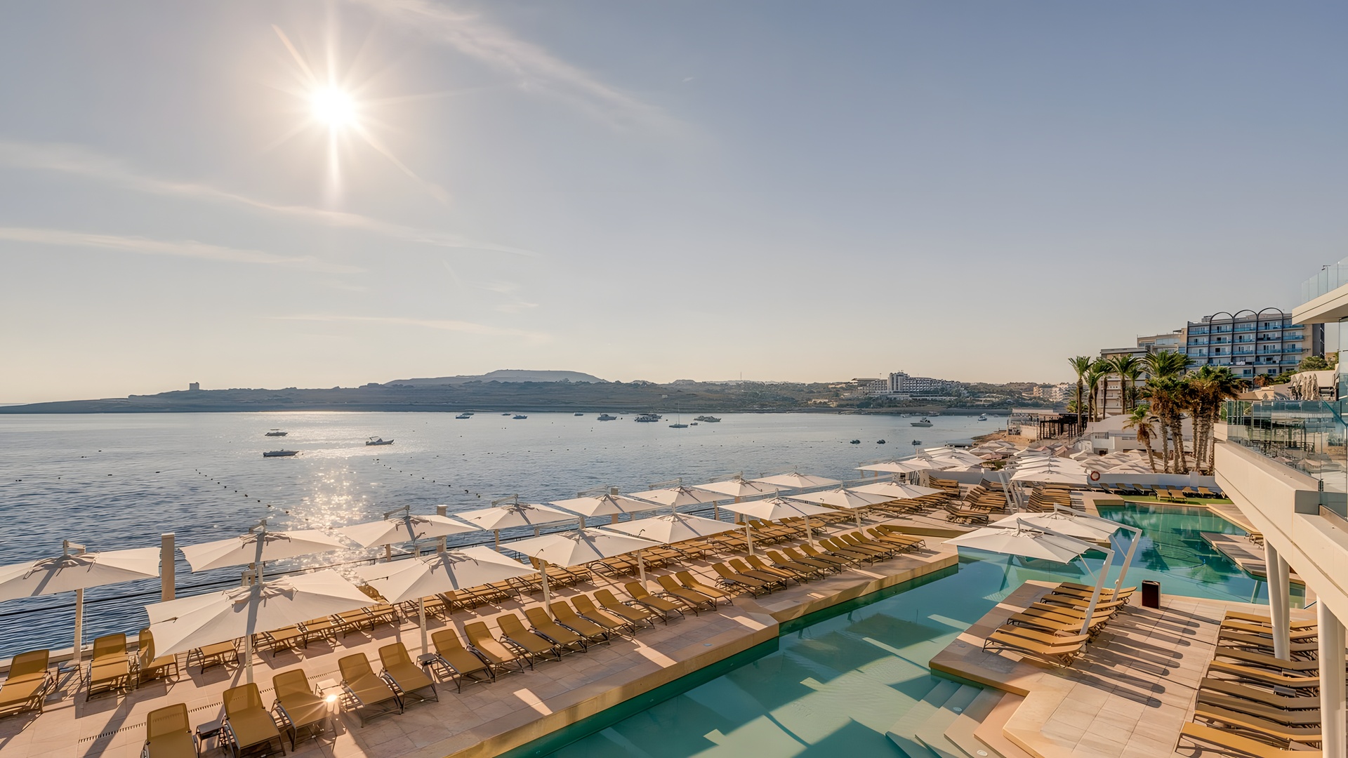 AX ODYCY, Malta sunrise view
