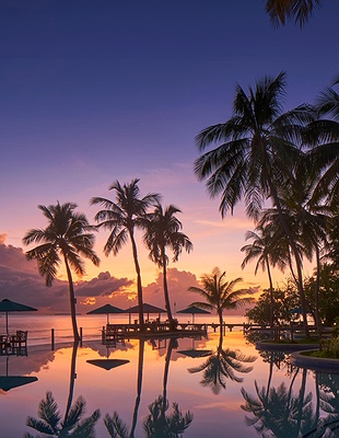 Royal Island Resort and Spa sunset view