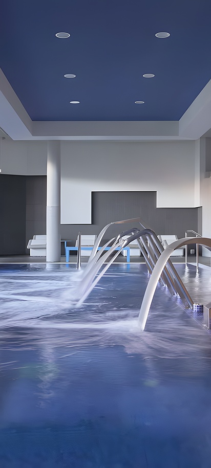 the indoor spa area at the Radisson Blu Resort & Spa, Gran Canaria Mogan