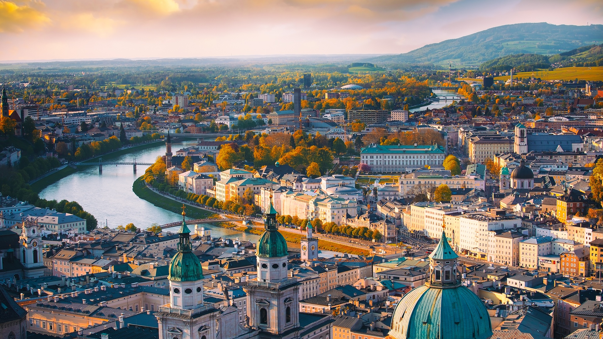 aerial view of Vienna