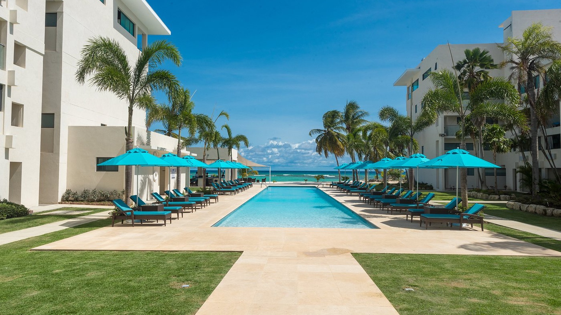 The Sands Barbados pool area