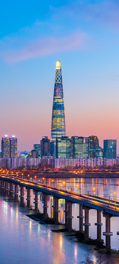 Skyline of Seoul, South Korea