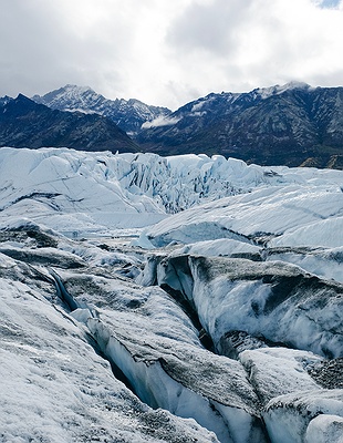 Matanuska glacier in Alaska