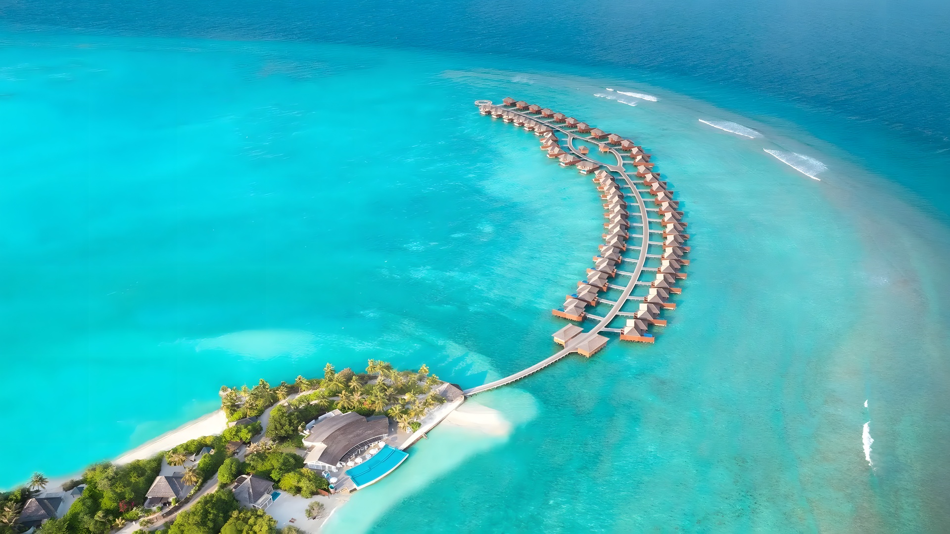 Hideaway Beach Resort water villa