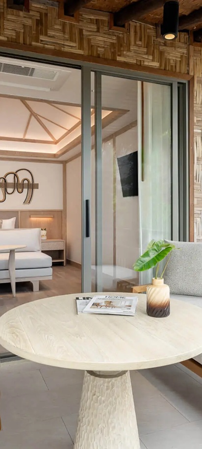 a deluxe garden bungalow at the SAii Phi Phi Island Village resort in Thailand