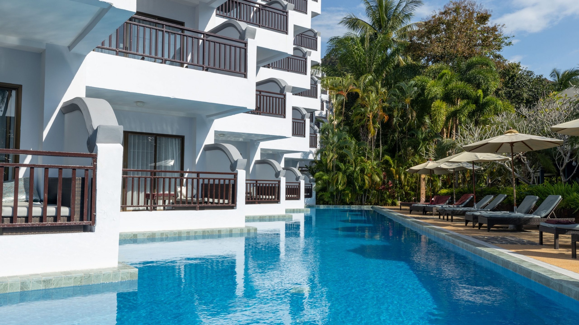 swimming pool area at Krabi La Playa Resort