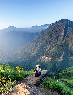 Adam's Peak in Ella, Sri Lanka
