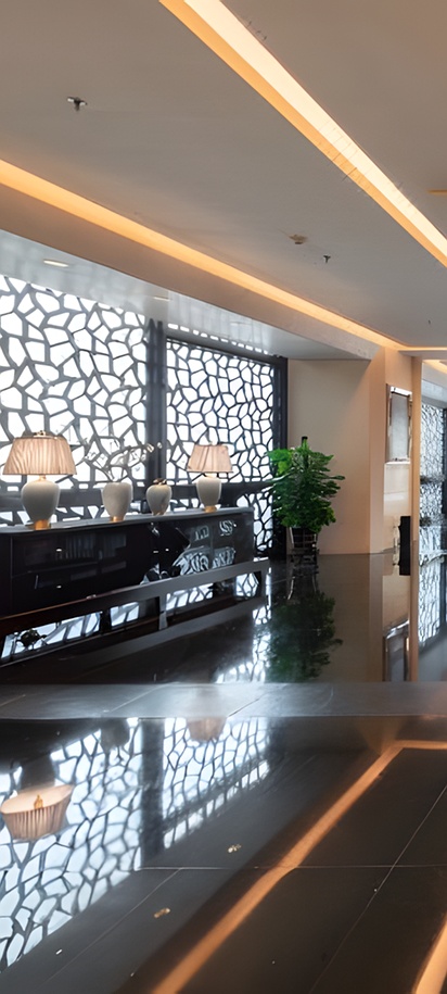 longue area of the Beijing Pudi Hotel in China