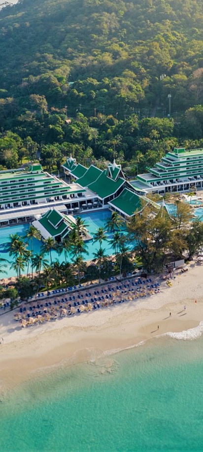Le Méridien Phuket Beach Resort aerial view