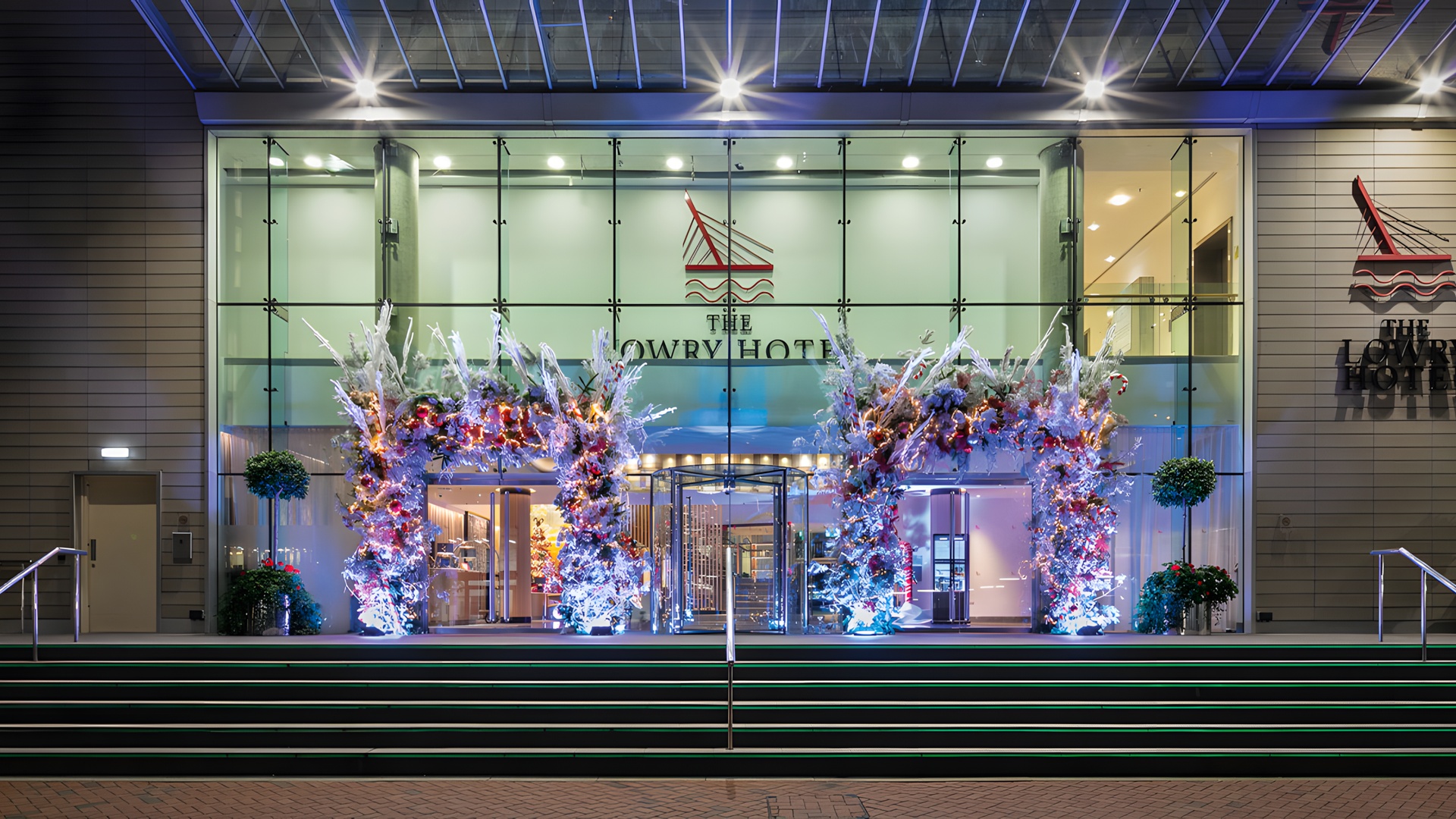 entrance of The Lowry Hotel in Manchester, United Kingdom