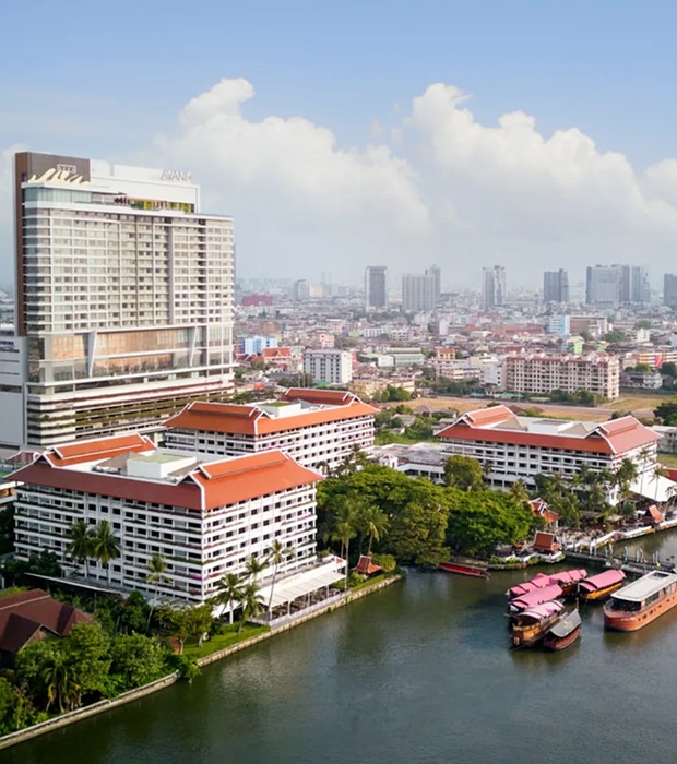 Anantara Riverside Bangkok Resort top view