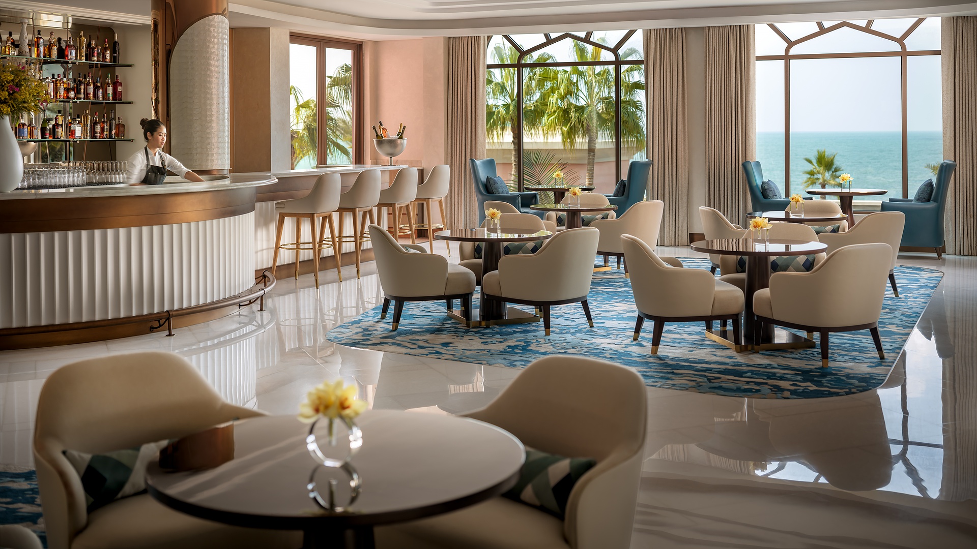 Lounge area at Atlantis The Palm 
