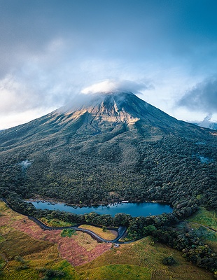 iconic Arenal Volcano in Costa Rica