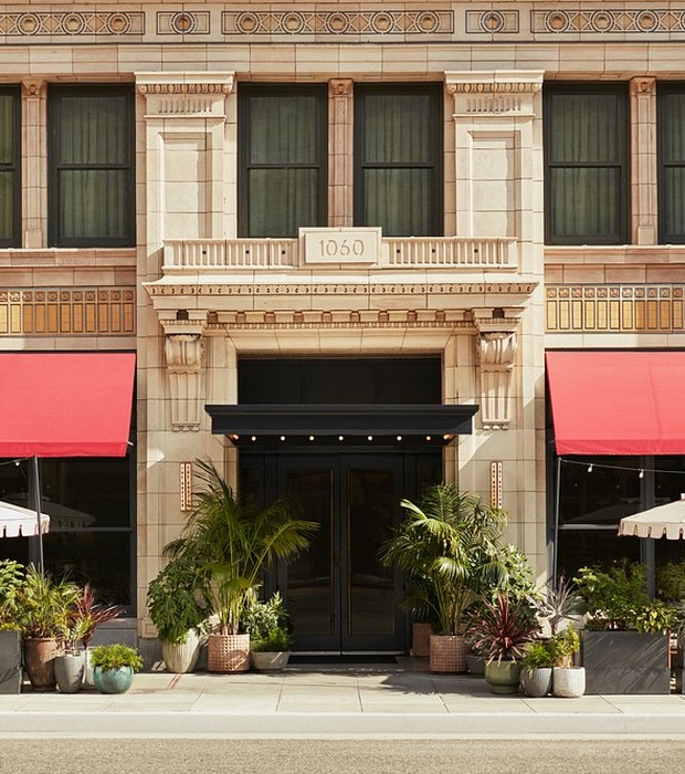 The Hoxton, Downtown LA street front entry gate