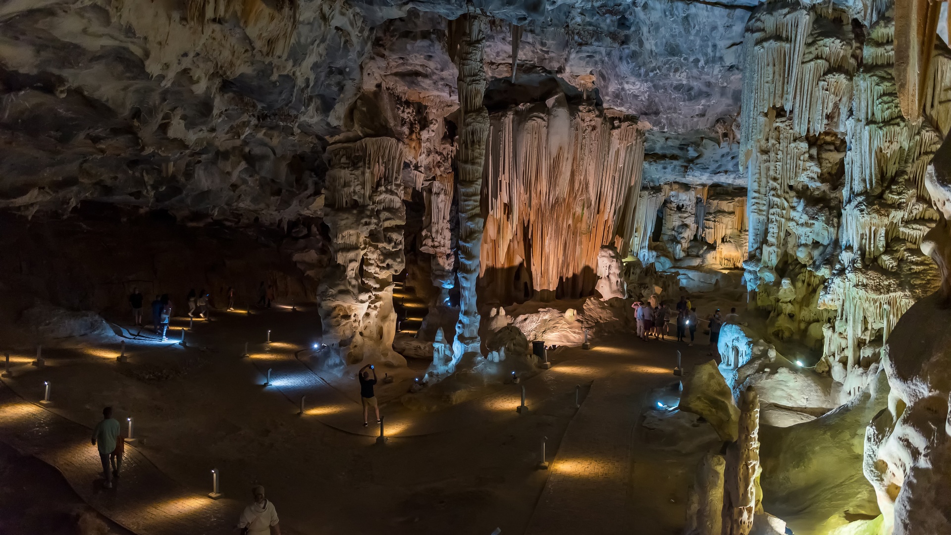 interior of the Cango Caves, South Africa