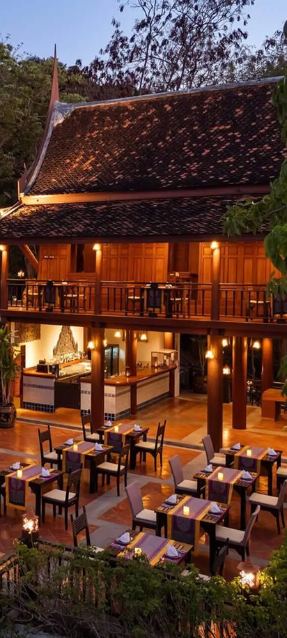 Ruan Thai Restaurant at the SAii Phi Phi Island Village resort in Krabi, Thailand