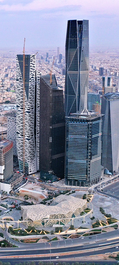 Riyadh skyline Saudi Arabia