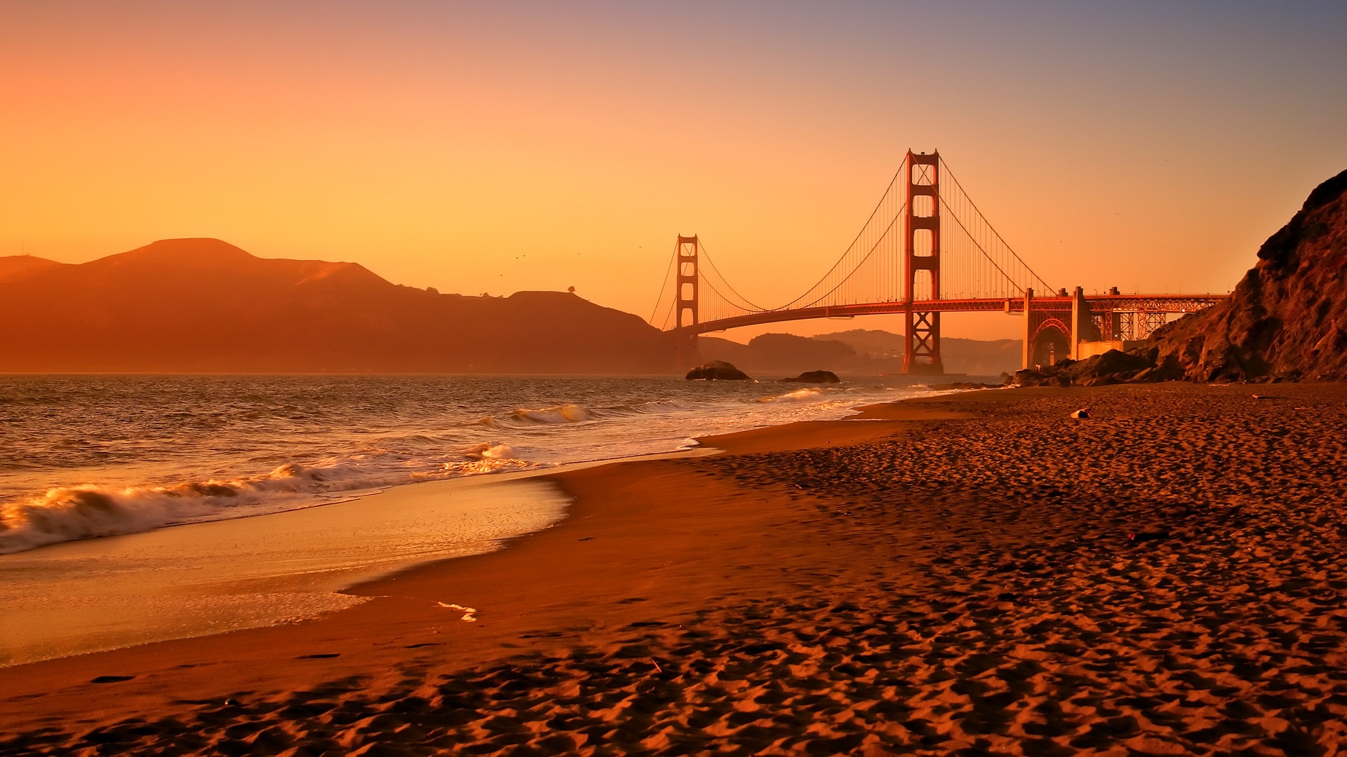 Baker Beach in San Francisco, California