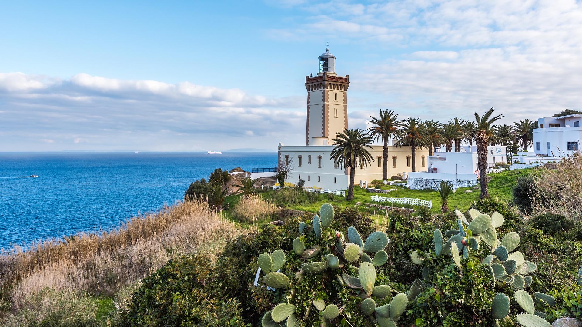 lighthouse at Cape Spartel in Tangier, Morocco