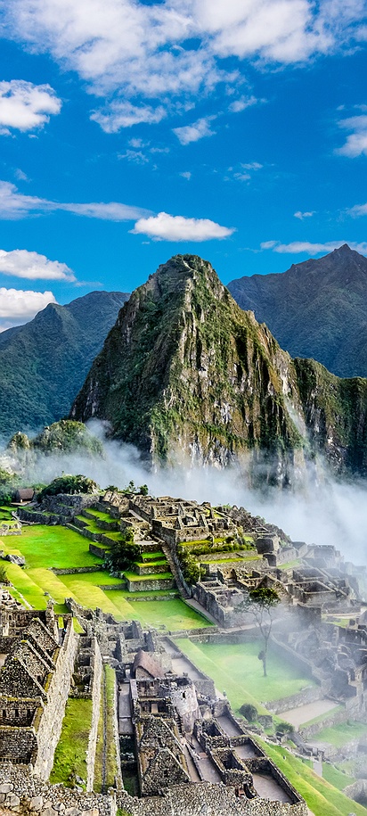 Machu Picchu, tourist attraction in Peru