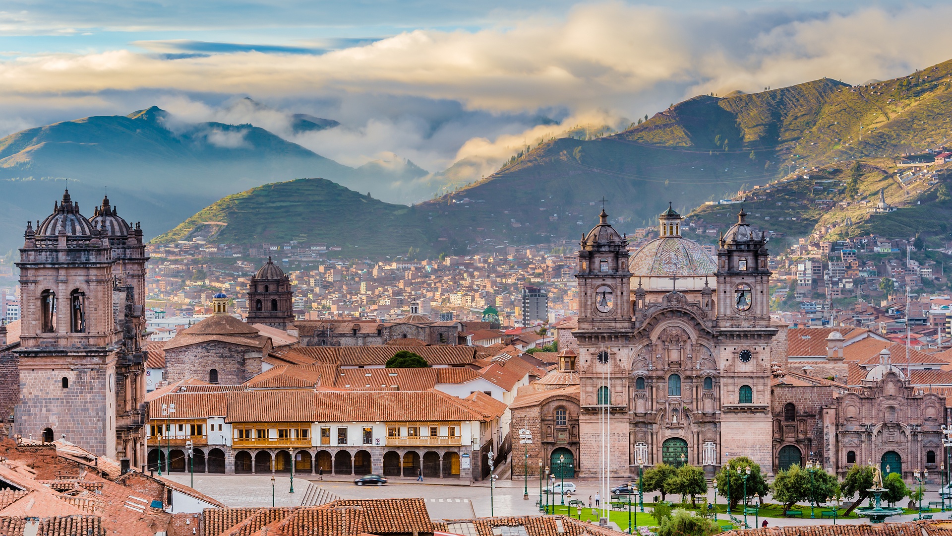 the Plaza de Armas in Cusco, Peru