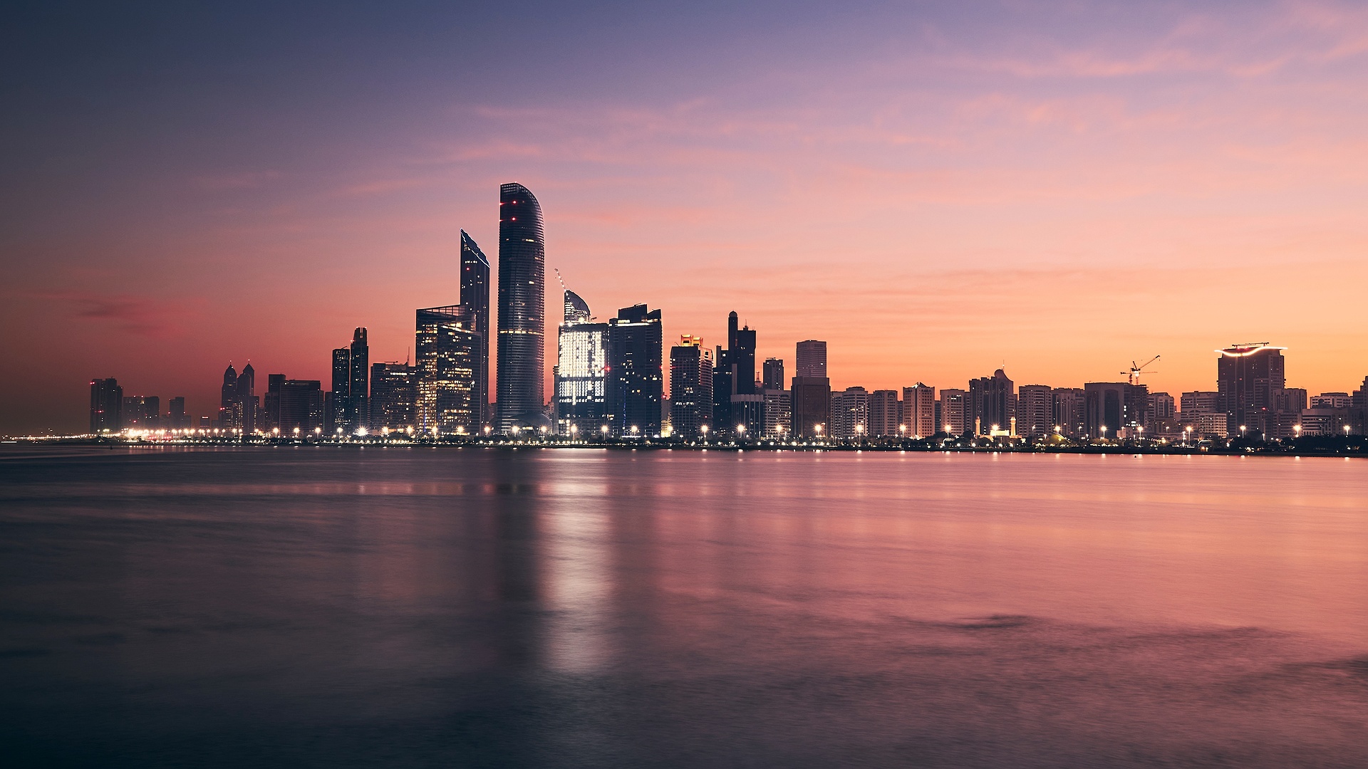 Abu Dhabi, capital city of the United Arab Emirates