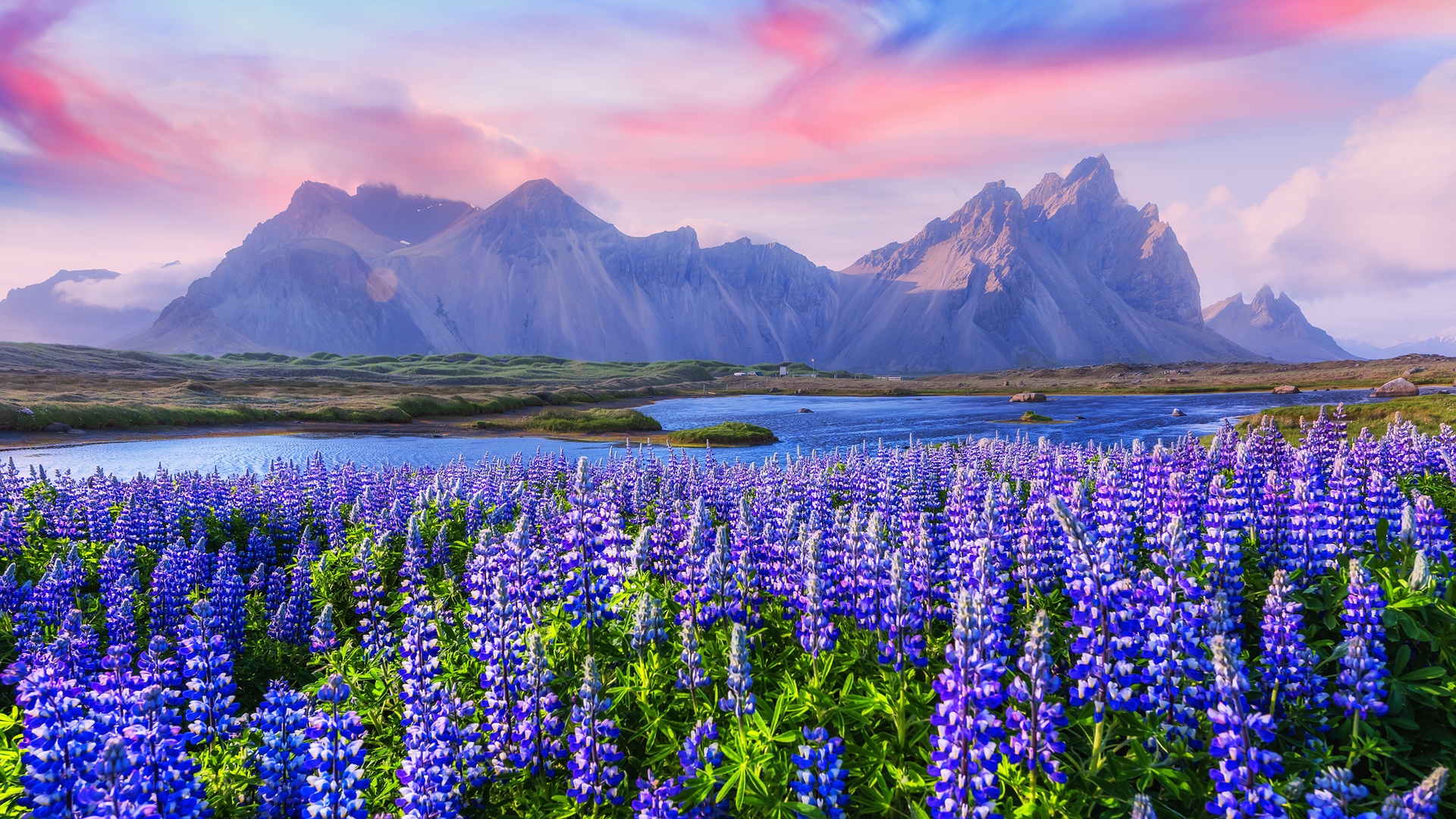 Stunning landscape of Stokksnes, Iceland