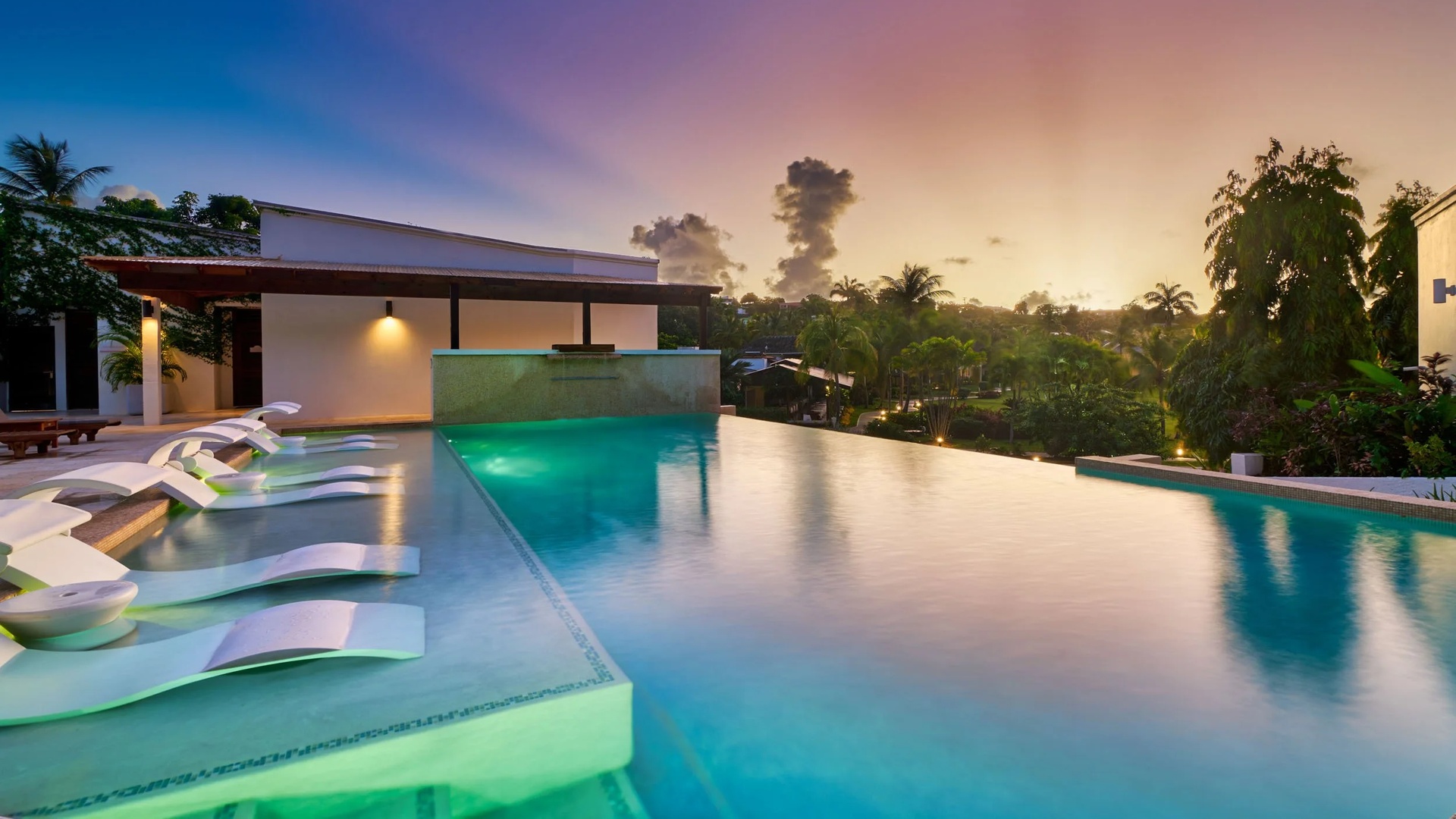 the infinity pool at the Calabash Luxury Boutique Hotel in Grenada