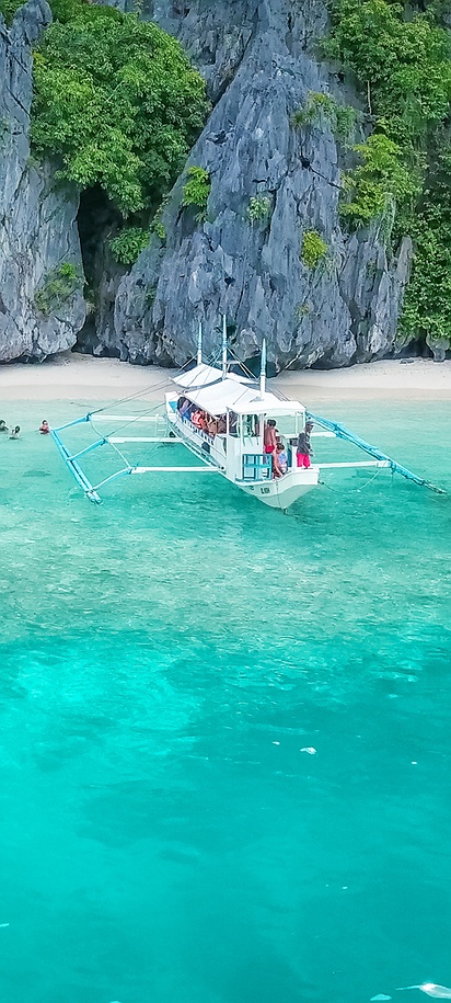 Palawan island in Philippines
